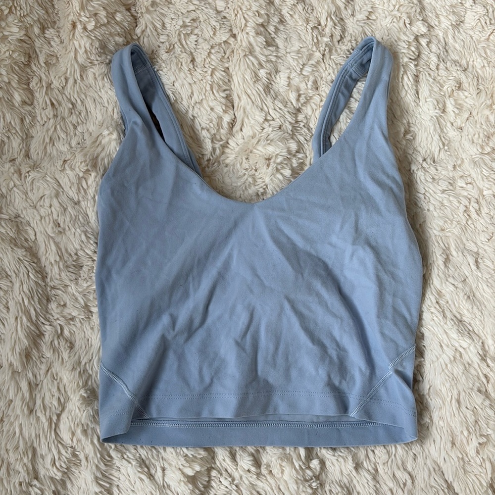 Blue Lululemon Align tank